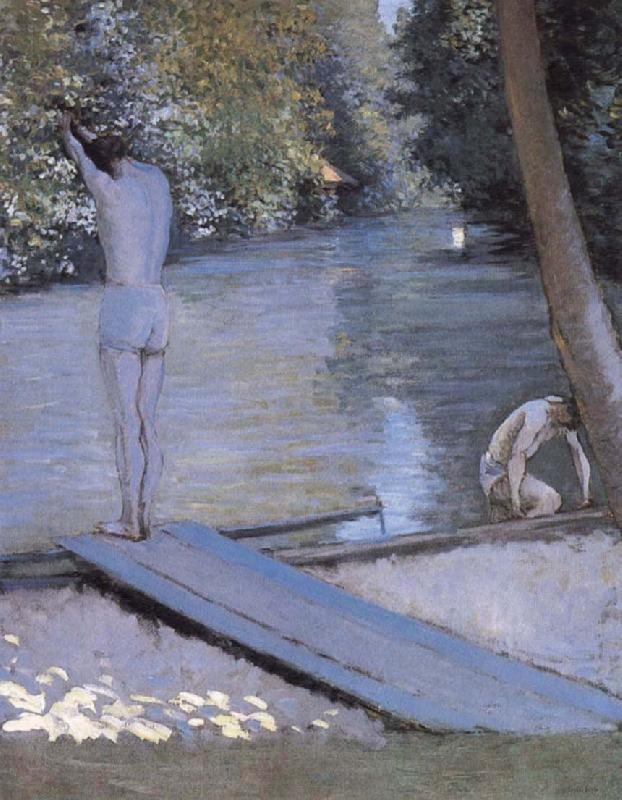 Gustave Caillebotte Canoeing Sweden oil painting art